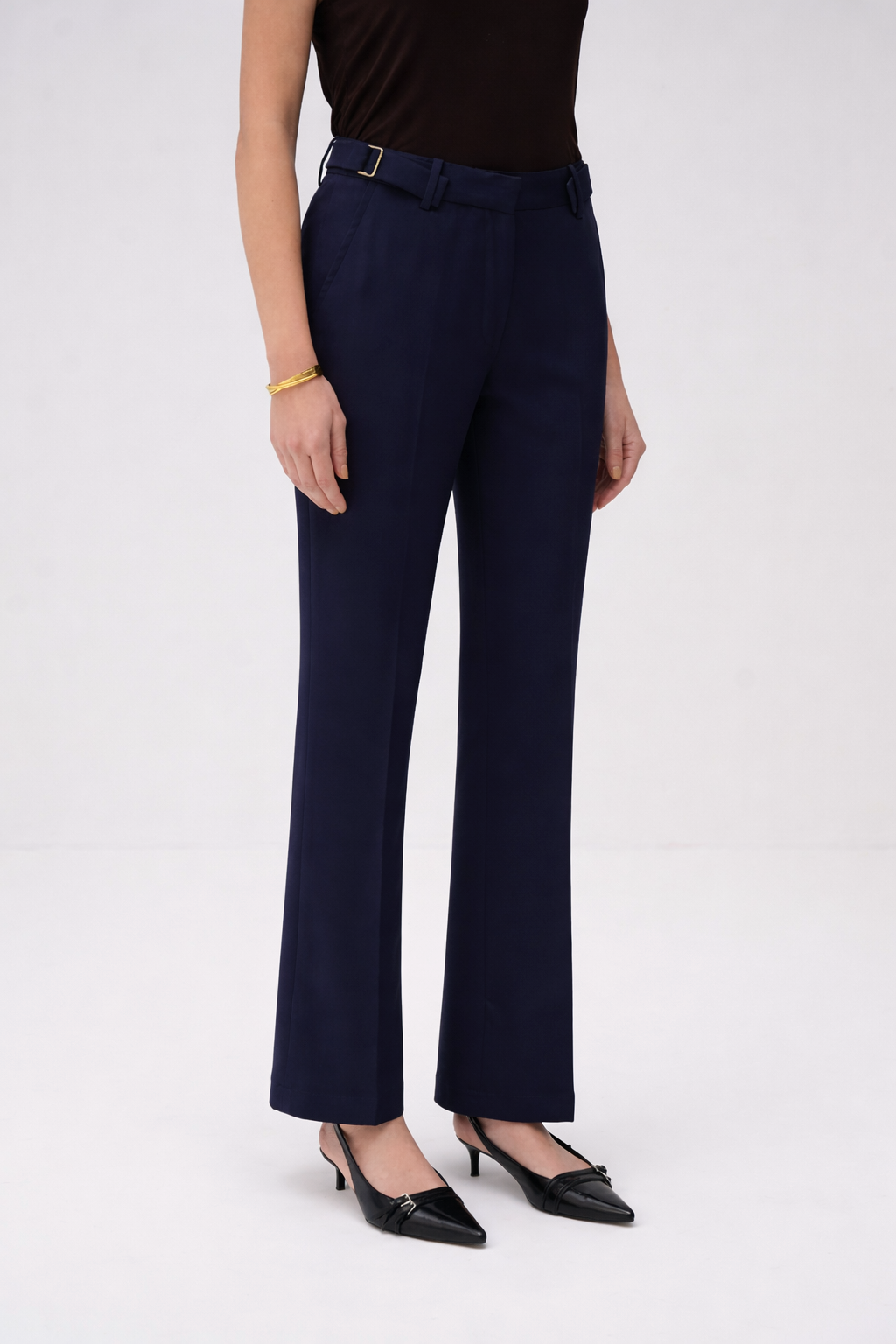 Tailored Fit And Flare Pants