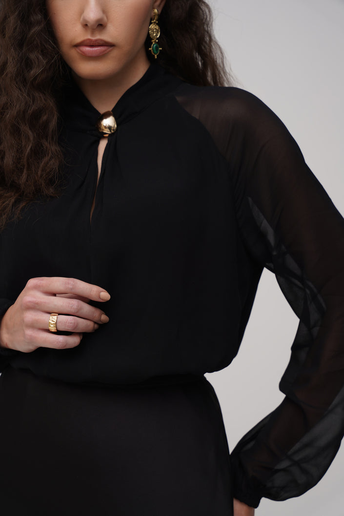 The Hardware Detail Blouse