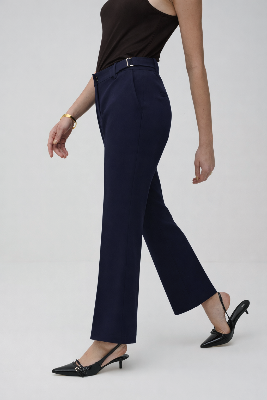 Tailored Fit And Flare Pants
