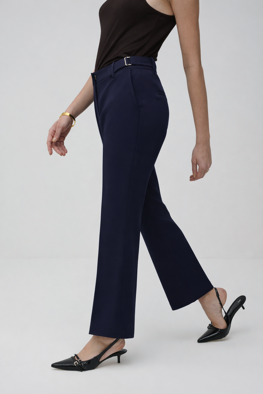 Tailored Fit And Flare Pants
