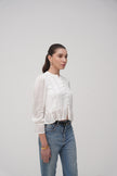 The Lace Insert Blouse