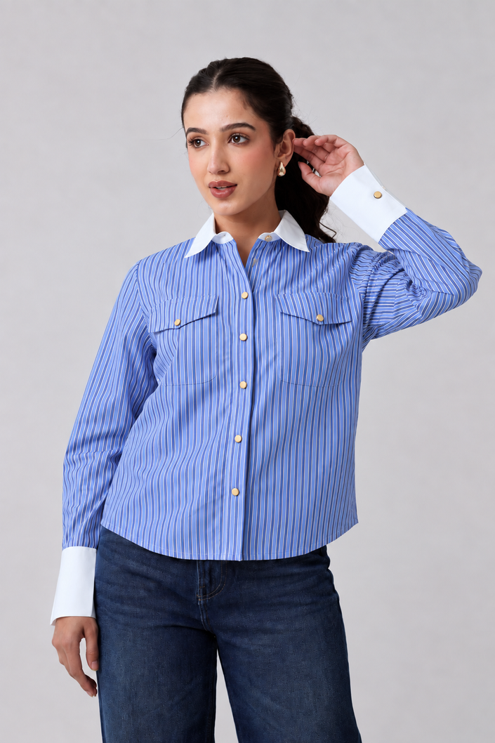 The Riviera Contrast Stripe Shirt