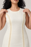 Soft Butter Flowy Dress