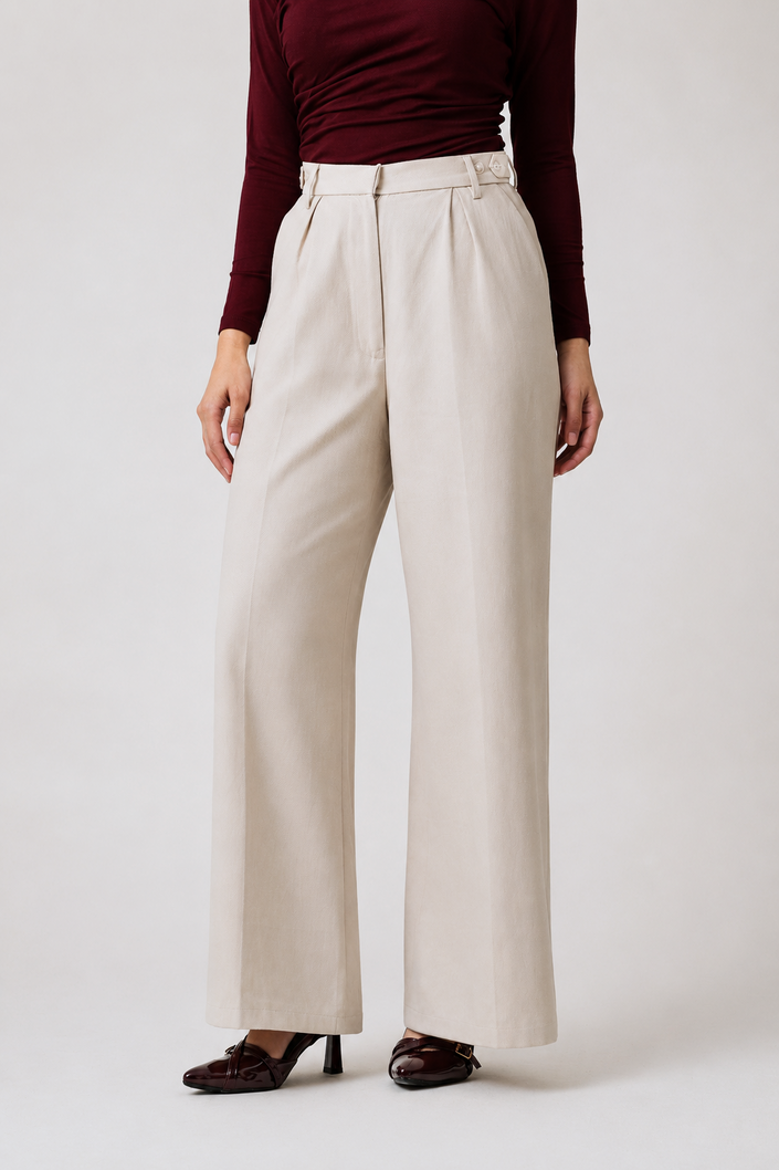 The Oat Wide-Leg Trousers