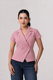 Dusky Rose Sculpted Waistcoat
