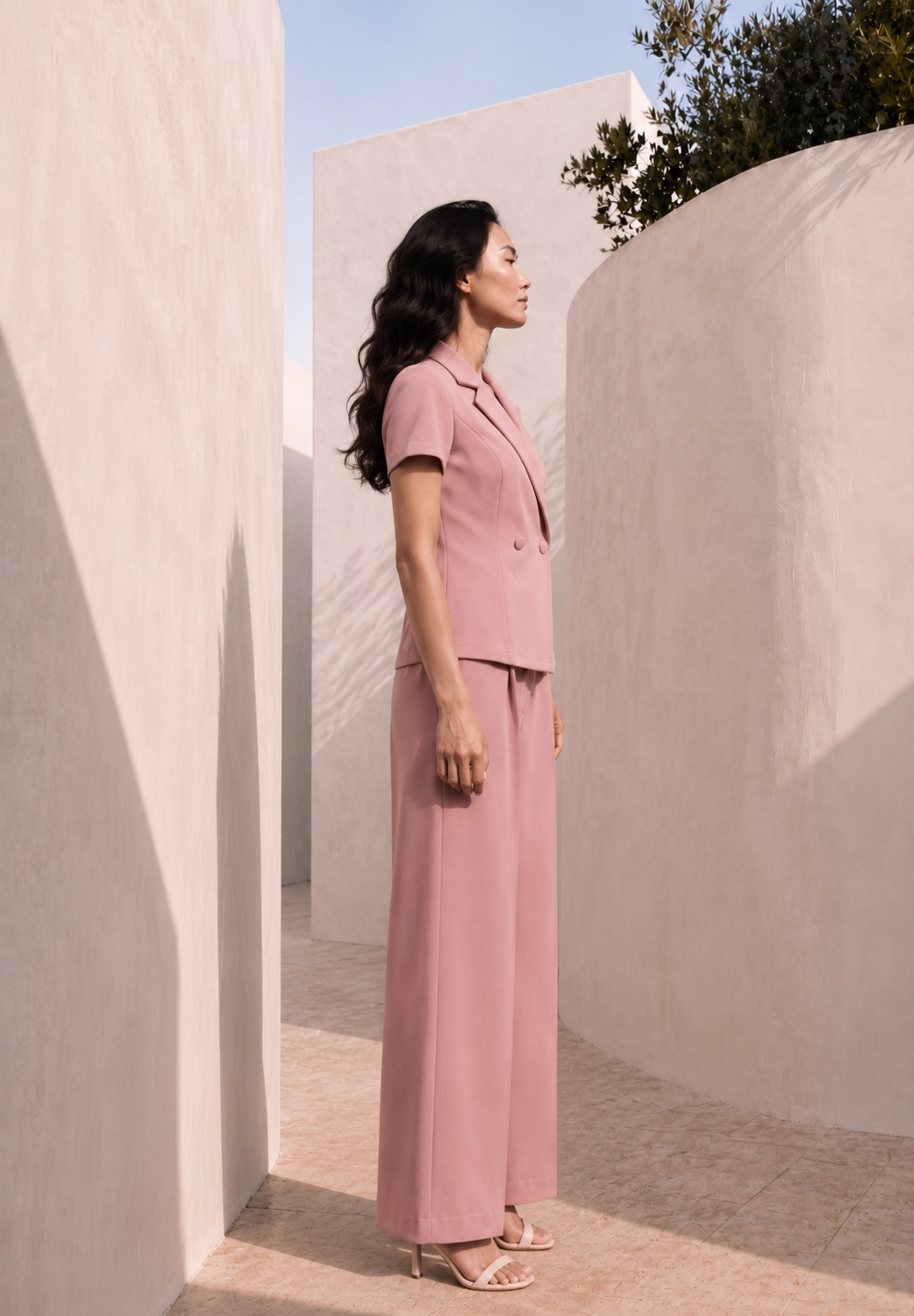 Dusky Rose Power Suit