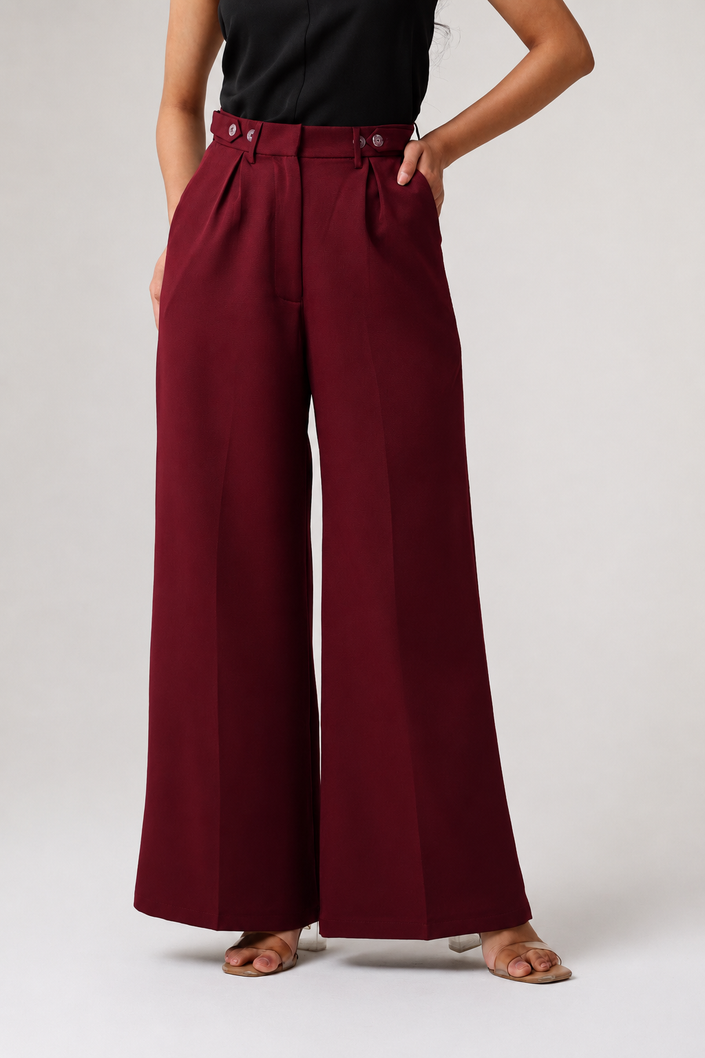 The Cabernet Wide Leg Pants