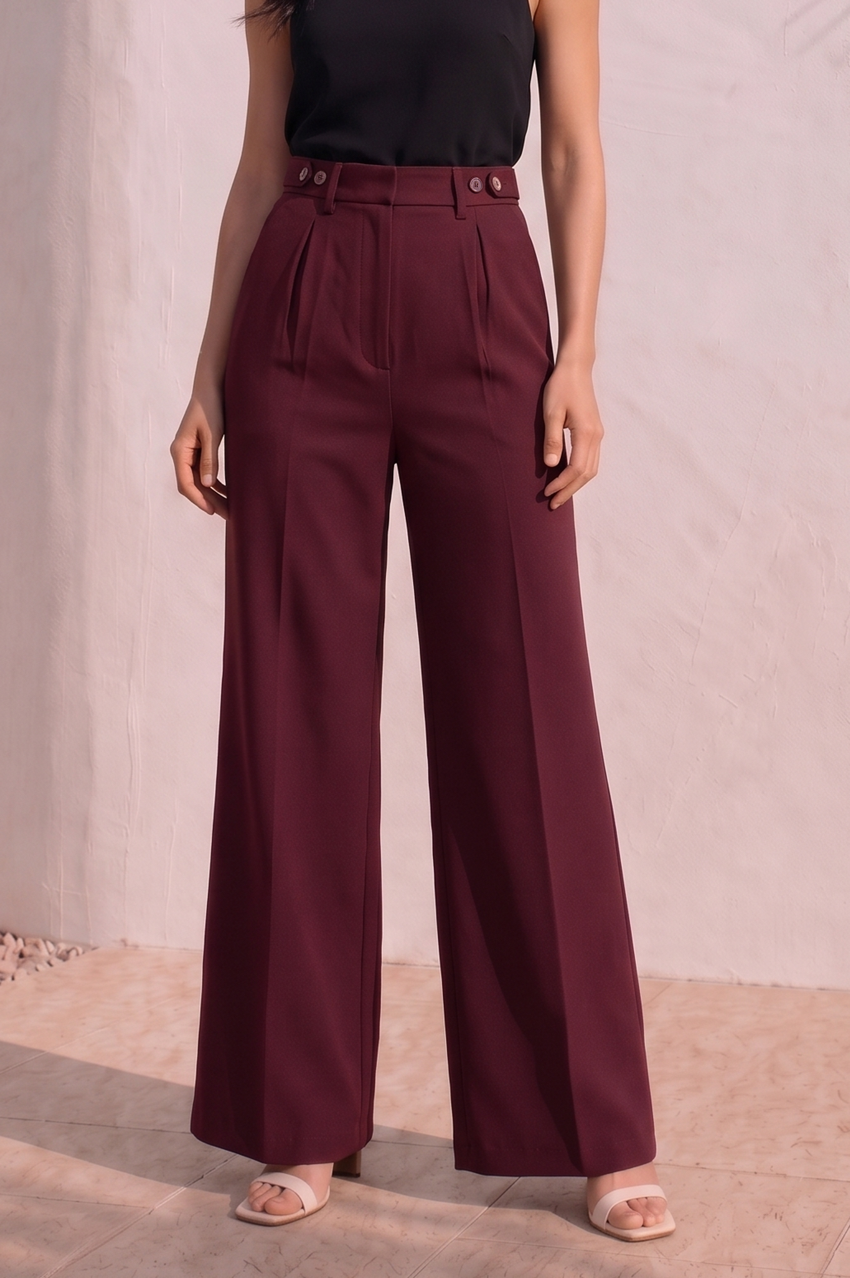 The Cabernet Wide Leg Pants